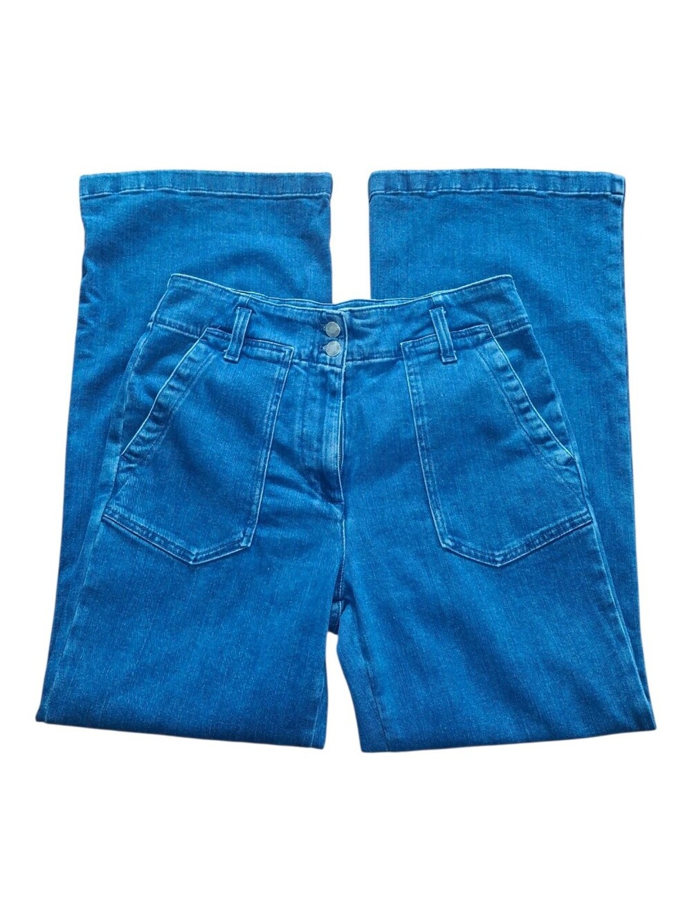 Anthropolpgie Maeve The Naomi High Rise Wide Leg Jeans Size 30 - Picture 8 of 9